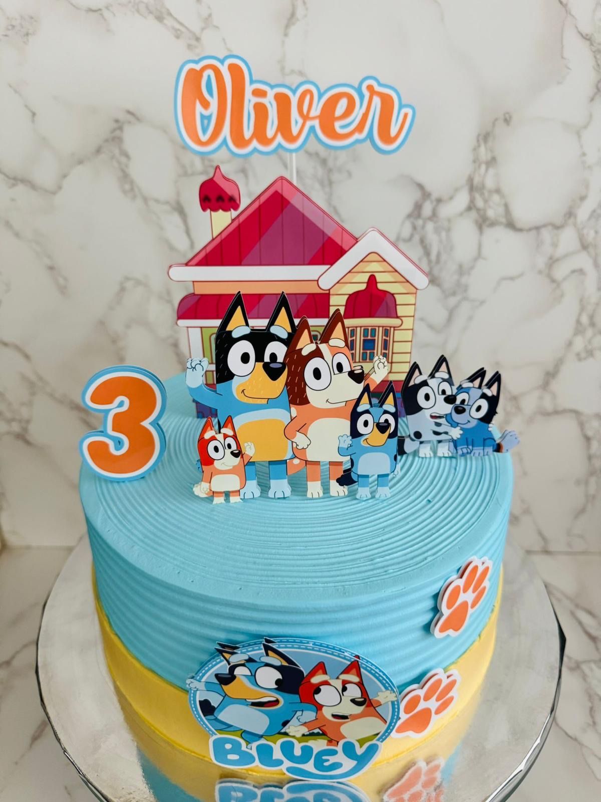 Bluey Cake Topper | Bluey Birthday | Bluey Party Ideas | Bluey Cake Ideas