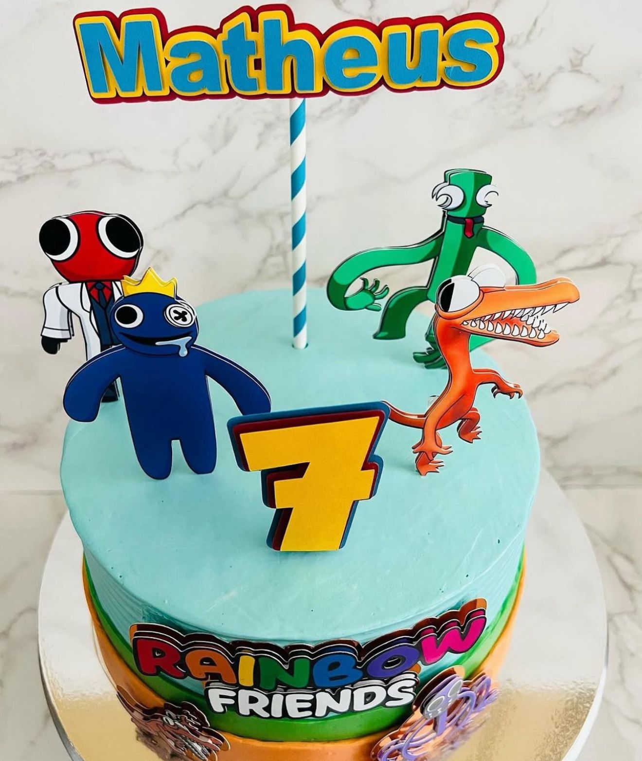 Rainbow Friends Cake Topper | Rainbow Friends Birthday | Rainbow Friends | Rainbow Friends Party | Rainbow Friends Cake Ideas | Rainbow Friends Party Decor