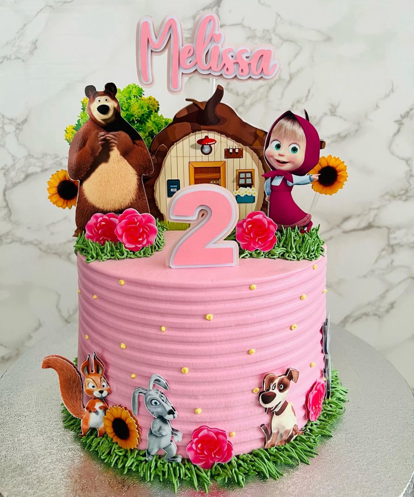 Masha and the Bear Cake Topper | Masha and the Bear Cake Ideas | Masha and the Bear Party | Masha and the Bear Birthday | Masha and the Bear Party Ideas