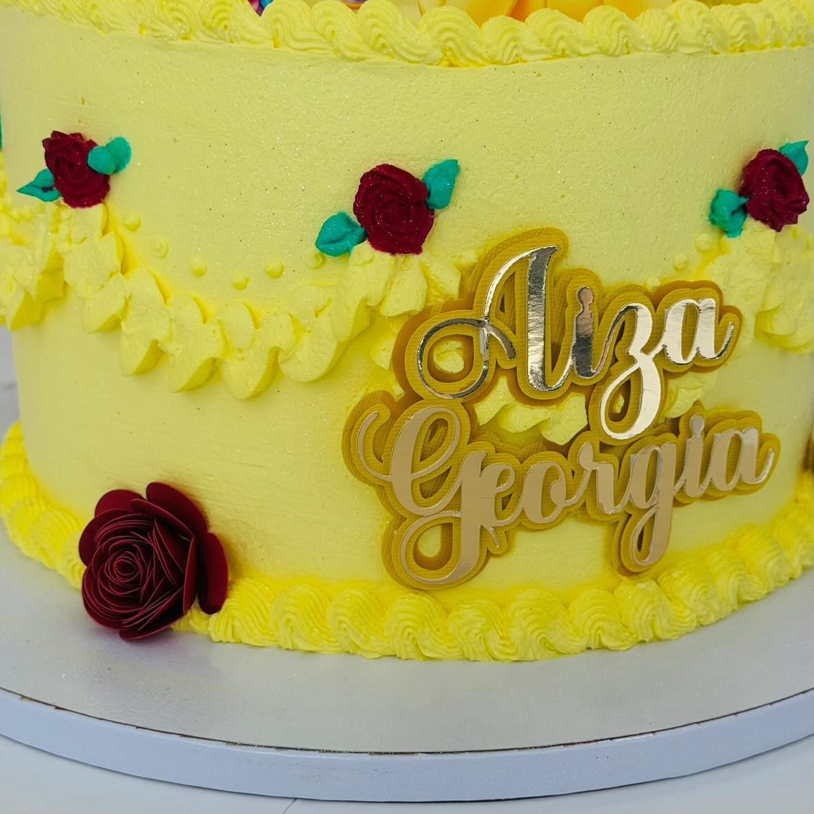 Belle and the Beast Cake Topper | Princess Belle Cake Topper | Princess Belle Cake Ideas | Princess Belle Cake Ideas | Princess Belle Birthday Decor | Princess Cake Ideas