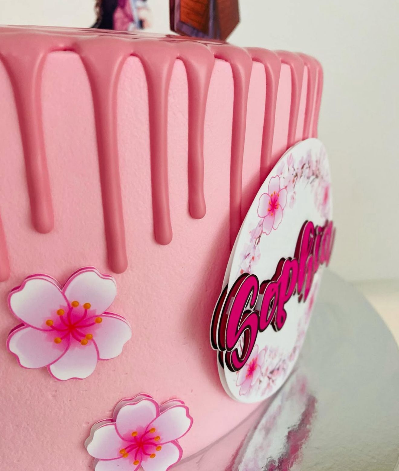 Demon Slayer Cake Topper | Nezuko Birthday Cake Decoration | Anime Party Supplies | Kimetsu no Yaiba Theme Birthday Ideas | Personalised Demon Slayer Party Decor