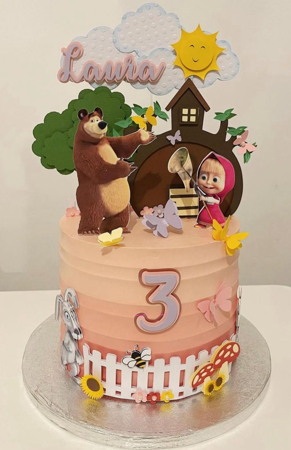 Masha and the Bear Cake Topper | Masha and the Bear Cake Ideas | Masha and the Bear Party | Masha and the Bear Birthday | Masha and the Bear Party Ideas