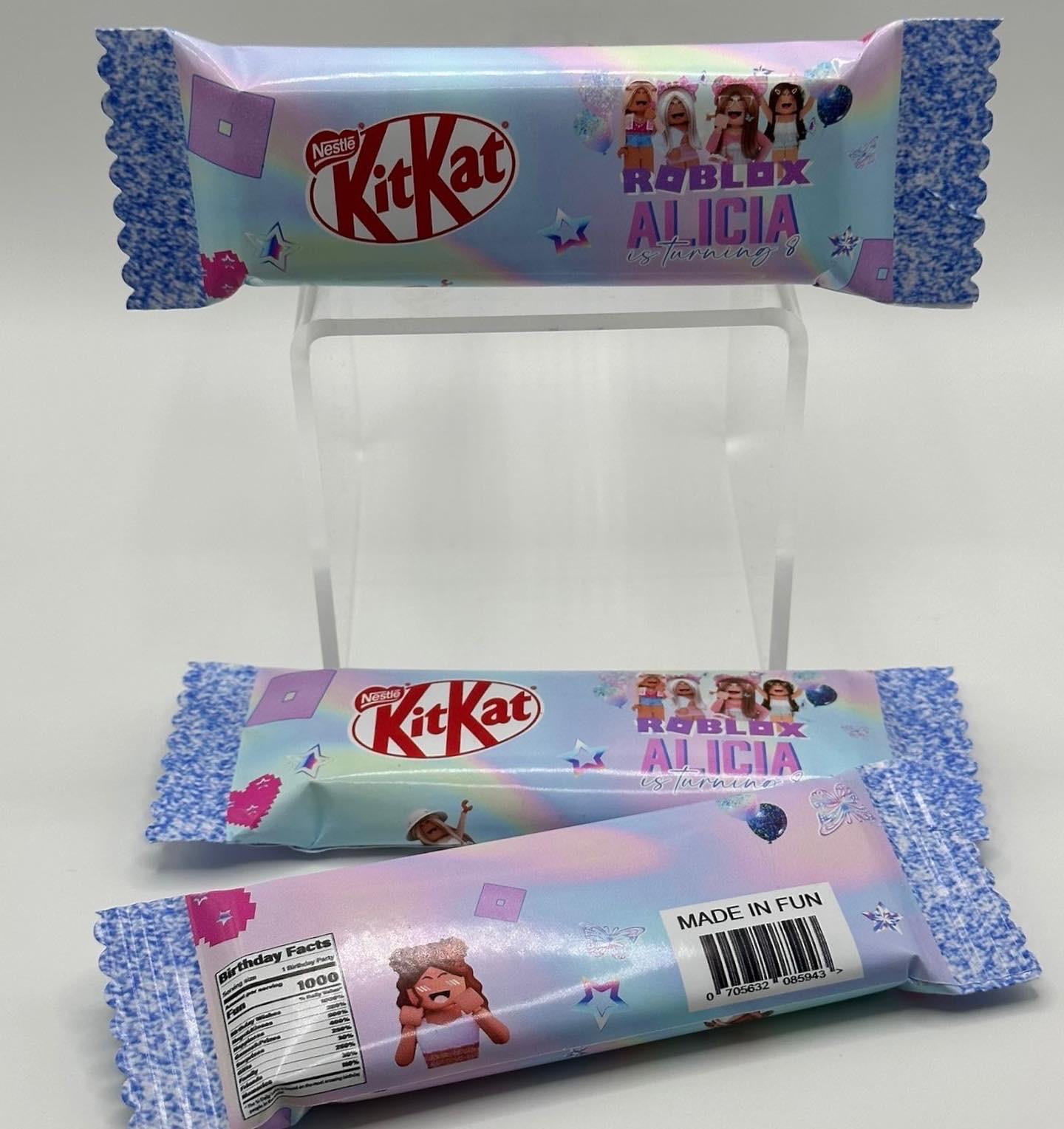 Roblox Girls KitKat | Roblox Girls Party Favour | Roblox Girls Birthday | Roblox Girls | Roblox Girls Party Decor