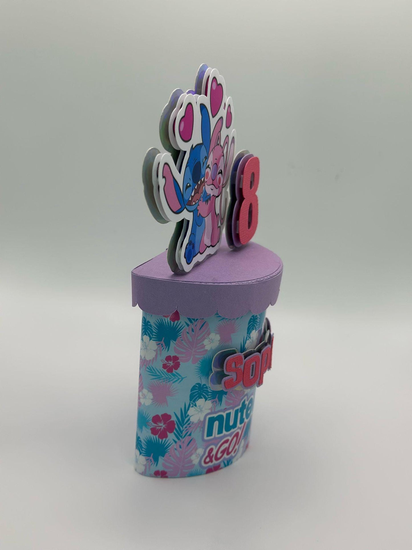 Stitch and Angel Nutella Go | Stitch and Angel Party Favour | Stitch and Angel Birthday | Stitch and Angel | Stitch and Angel Party Decor