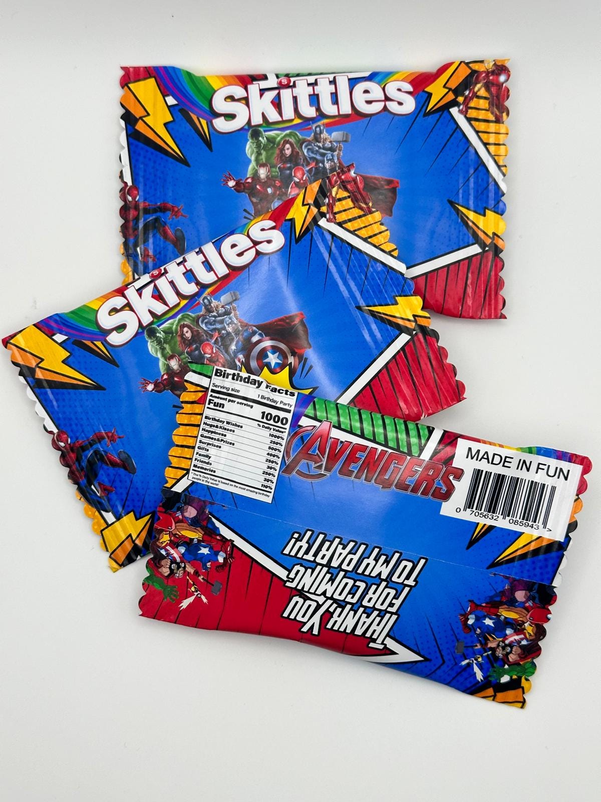 Avengers Skittles | Avengers Party | Avengers Party Favour | Avengers Birthday decor | Comic Fan Cake topper | Comic Fan Birthday |Boys Part