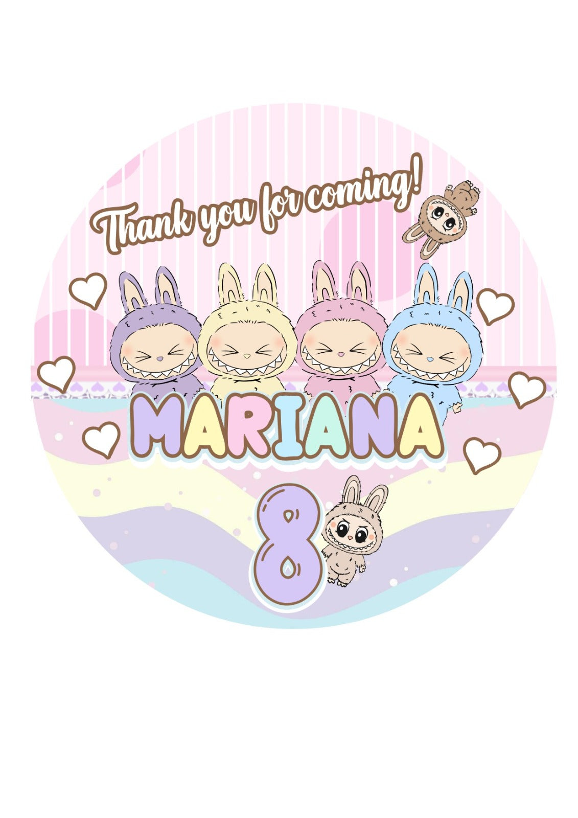 Labubu Self Adhesive Stickers | Labubu Stickers | Labubu Cone Stickers | Labubu Fruishoot Labels | Labubu Gable Box Stickers | Labubu Chipbag Wrapper | Labubu Skittles Wrapper | Labubu Party Bag Sticker