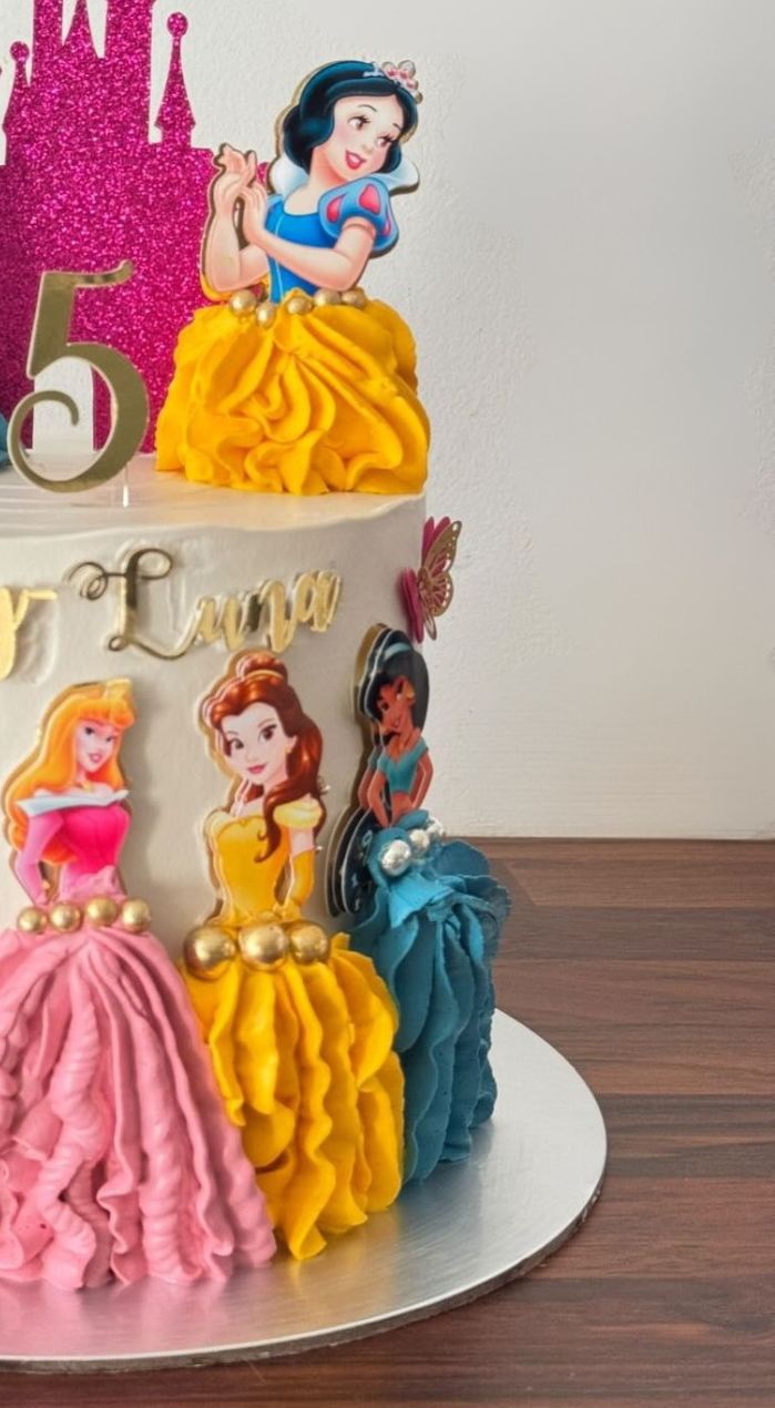 Disney Princess Cake Topper | Disney Princess Cake Ideas | Disney Princess Party Ideas | Cinderella Cake Topper | Sleeping Beauty Cake Topper | Ariel Cake Topper