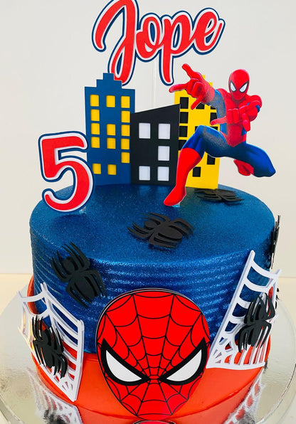 Spider-Man Cake Topper | Spider-Man Party | Spider-Man Birthday | Spider-Man Boys Birthday | Spider-Man Party Decor