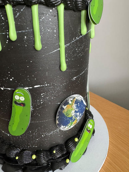 Pickle Rick Cake Topper | Pickle Rick Cake Ideas | Rick and Morty Cake Topper | Rick and Morty Birthday | Pickle Rick Birthday