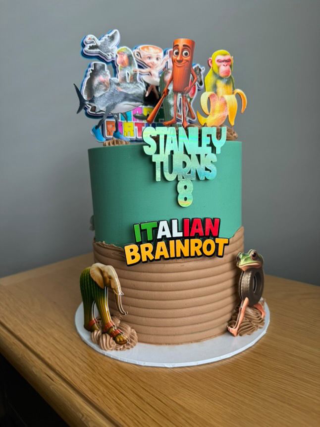 Italian Brainrot Cake Topper | Italian Brainrot Birthday | Italian Brainrot Party | Italian Brainrot Cake Ideas | Italian Brain Rot Cake Topper Ideas | Italian Brainrot Party Decor