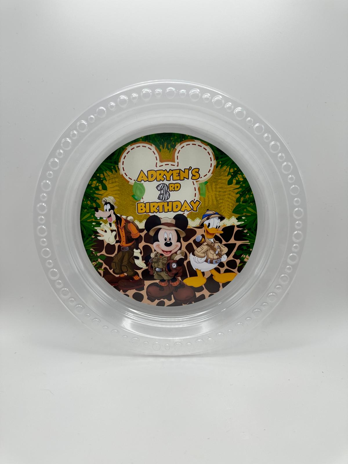 Mickey Safari Party Tableware | Mickey Safari Party Placemats | Mickey Safari Party Cups | Mickey Safari Party Plate | Mickey Safari Party Cutlery Holder | Mickey Safari Party Straw | Mickey Safari Birthday Decoration | Mickey Safari Party Supplies