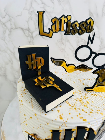 Harry Potter Cake Topper | Harry Potter Birthday Decor | Harry Potter Cake ideas | Harry Potter Birthday Ideas | Harry Potter Cake Decor | Happy Potter Party