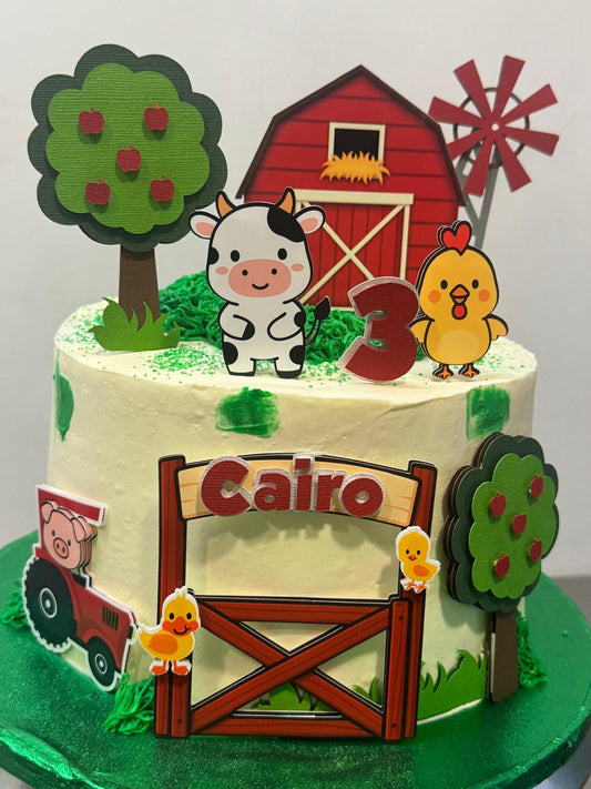 Farm Cake Topper | Cute Farm Cake Ideas | Cute Farm Animals Cake Topper | Boys Farm Cake Ideas | Girls Farm Cake Ideas