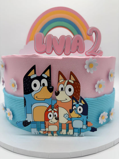 Bluey Cake Topper | Bluey Birthday | Bluey Cake Ideas | Bluey Party Ideas