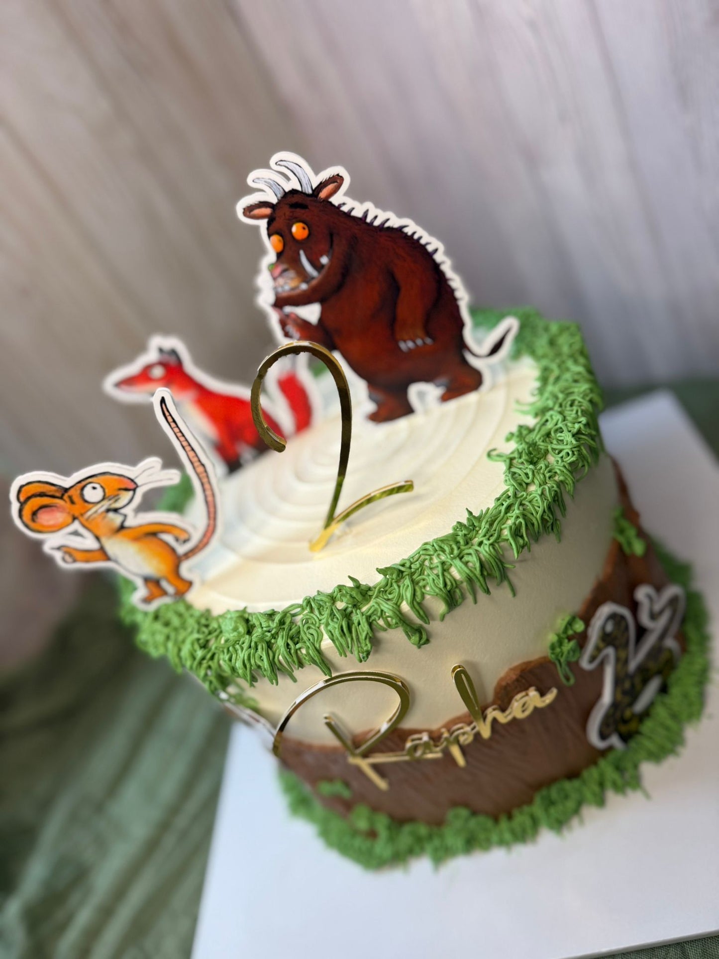 Gruffalo Cake Topper | Gruffalo Birthday Cake Decoration | Gruffalo Party Supplies | Gruffalo Theme Birthday Ideas | Personalised Gruffalo Party Decor
