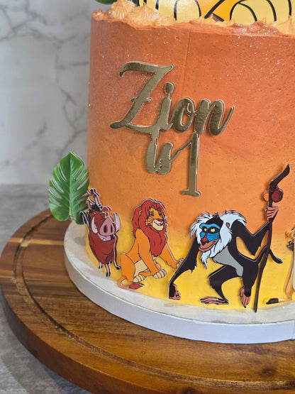 Lion King Cake Topper | Simba Cake Topper | Lion King Cake Ideas | Lion King Party Decor | Simba Birthday | Simba Cake Ideas | Hakuna Matata Cake Topper | Boys Cake Topper | 1st Birthday Cake Topper