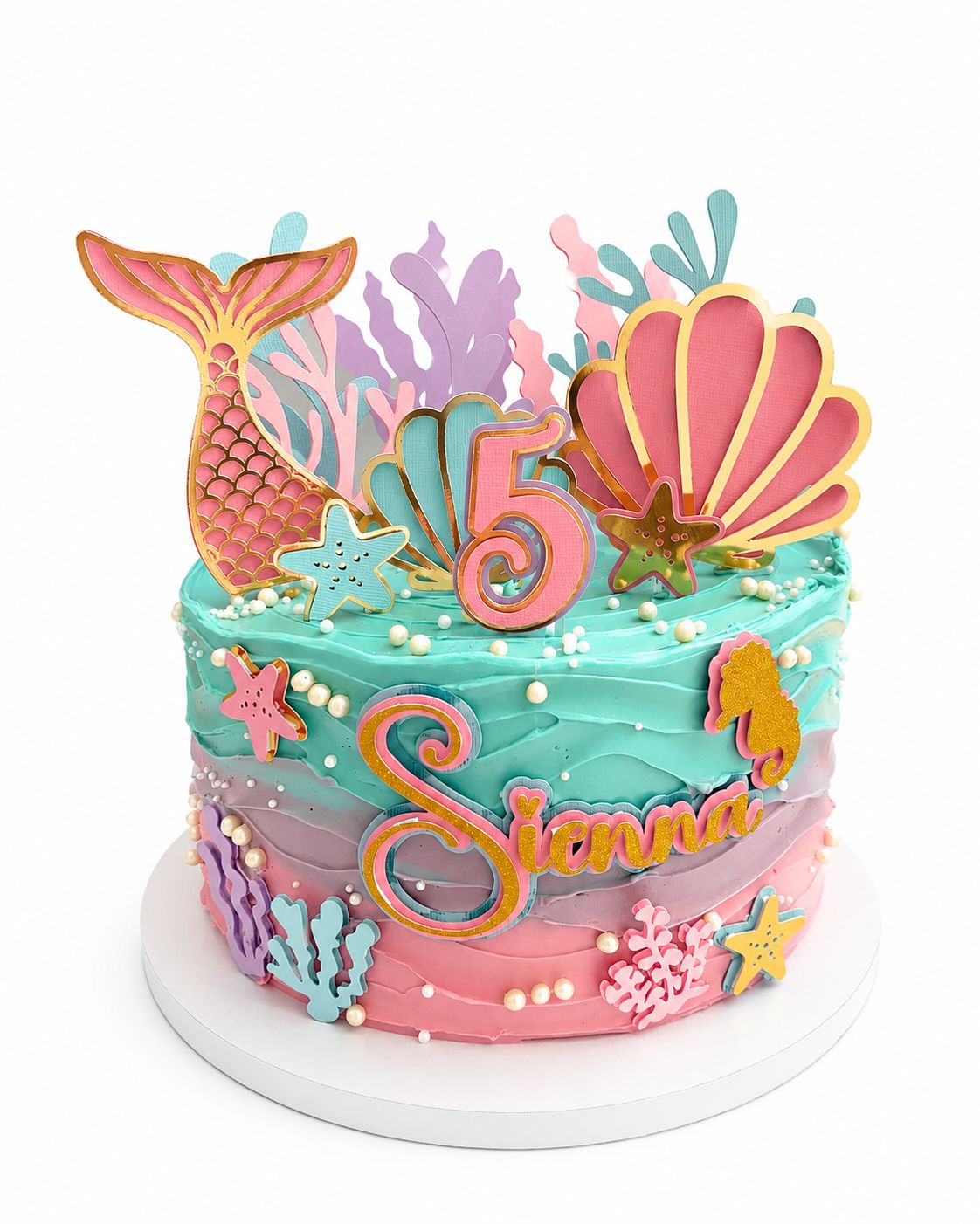 Mermaid Cake Topper | Mermaid Birthday | Mermaid Cake Ideas | Mermaid Party Ideas