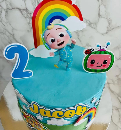 Cocomelon Cake Topper | Cocomelon Birthday | Cocomelon Cake Ideas | Cocomelon Party | Cute Cocomelon Cake Ideas | Cute Cocomelon Cake Topper Ideas