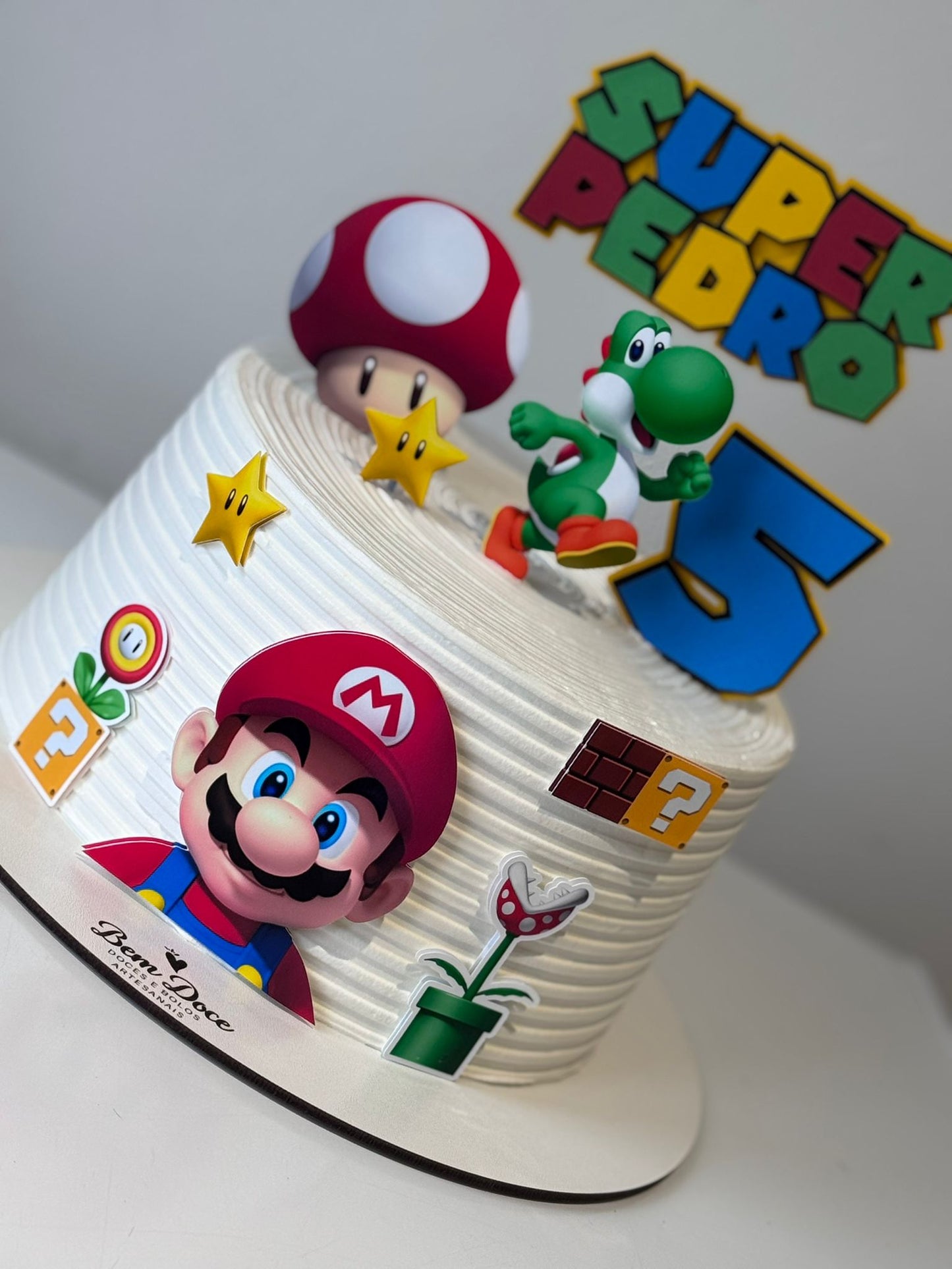 Super Mario Cake Topper | Super Mario Birthday | Mario Cake Topper | Mario Kart Cake Topper | Super Mario Party Decor | Boys Cake Topper | Personalised Mario Party Supplies | Mario Bros Party