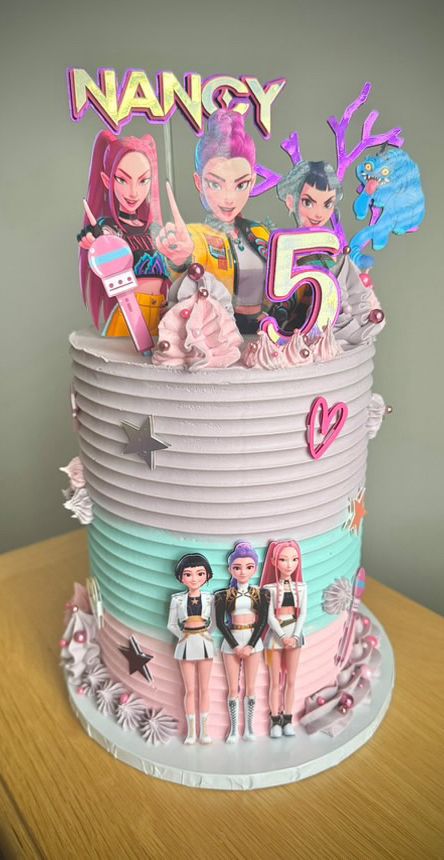 Kpop Demon Hunters Cake Topper | Kpop Demon Hunters Birthday | Kpop Demon Hunters Cake Ideas | Kpop Demon Hunters Party Decor | Kpop Demon Hunters Party Ideas