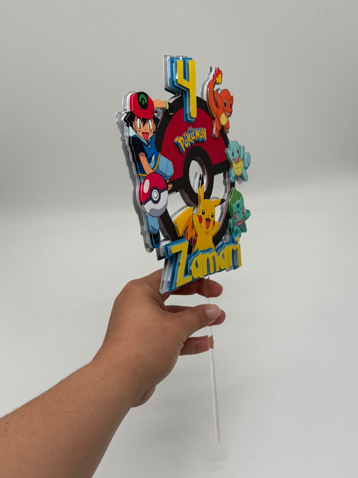 Pokemon Cake Topper | Pokemon Party | Pikachu Cake Topper | Pikachu Party