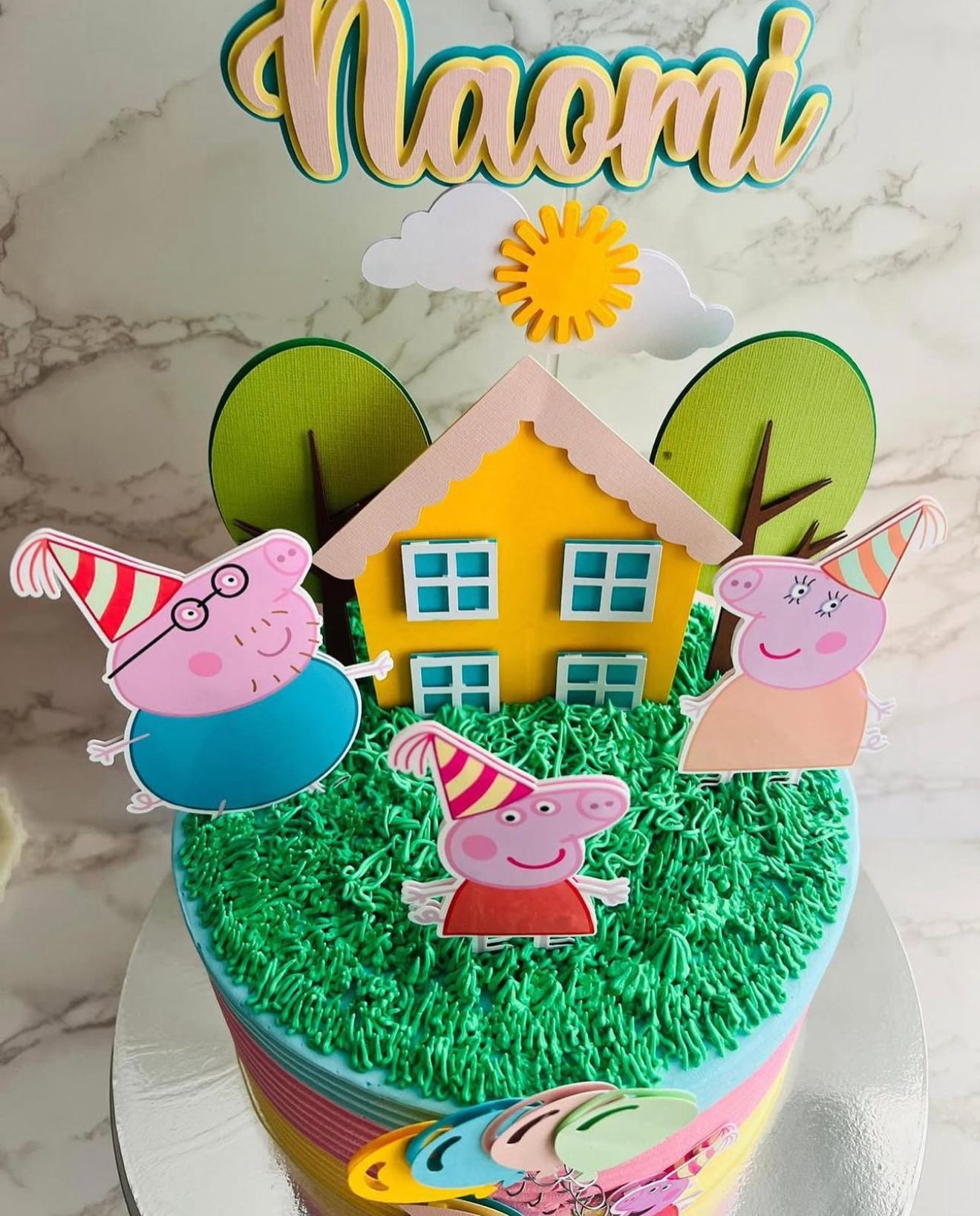 Peppa Pig Cake Topper | Peppa Pig Cake Ideas | Peppa Pig Party | Peppa Pig Birthday | Peppa Pig Party Ideas | Peppa Pig Family Cake Topper