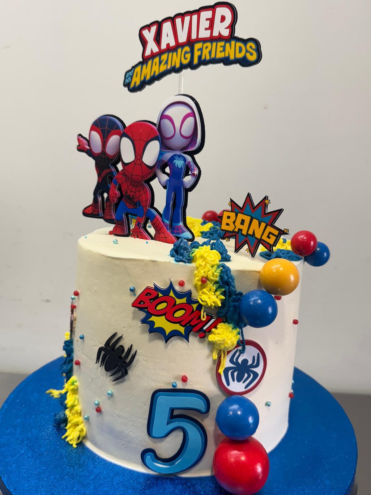 Spidey The Amazing Friends Cake Topper | Spidey Cake Topper | Spidey Cake Ideas | Spidey Boys Birthday Ideas | Spidey Party Ideas | Spidey Birthday Decor | Spidey Cake Topper Ideas