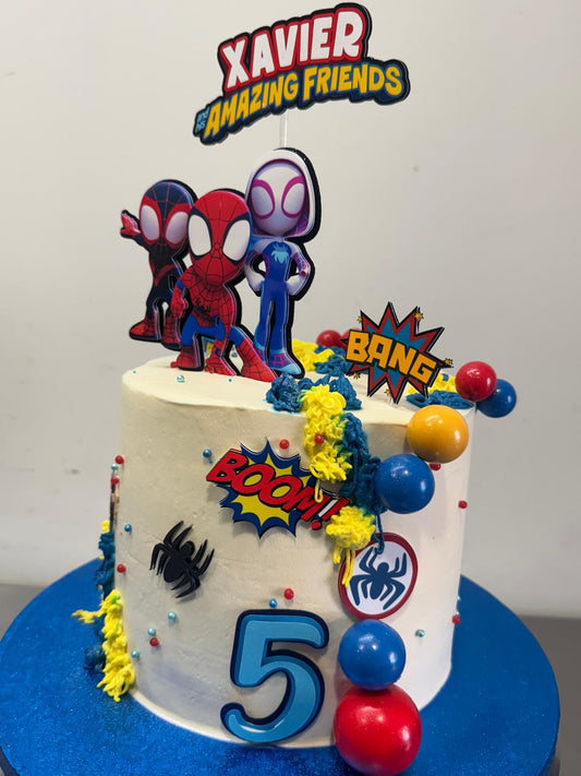Spidey The Amazing Friends Cake Topper | Spidey Cake Topper | Spidey Cake Ideas | Spidey Boys Birthday Ideas | Spidey Party Ideas | Spidey Birthday Decor | Spidey Cake Topper Ideas