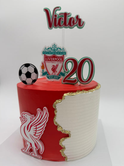 Liverpool Cake Topper | Liverpool Birthday | Liverpool Cake Ideas | Liverpool Party Ideas
