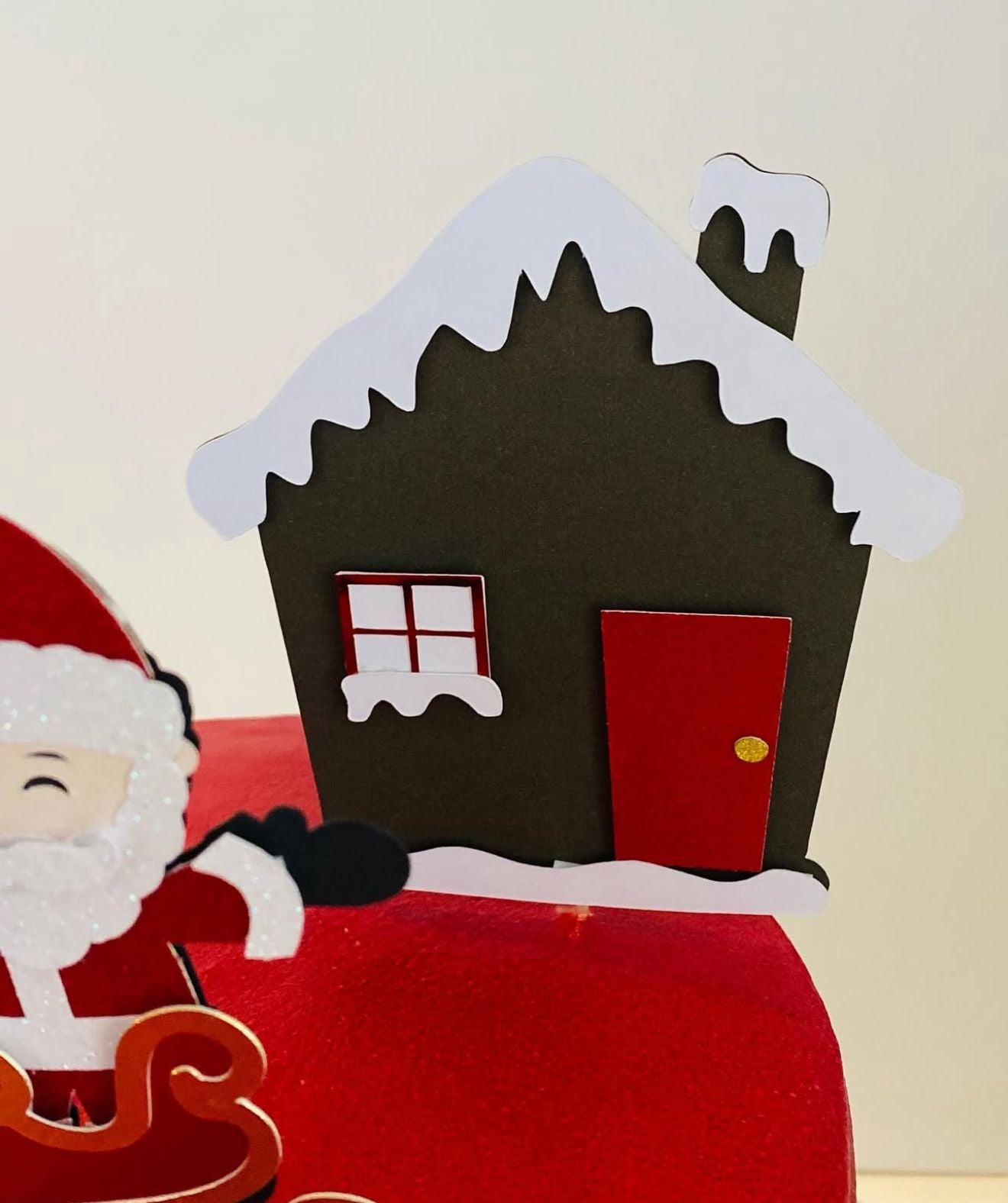 Christmas Cake Topper | Santa Claus Birthday Cake Decoration | Holiday Party Supplies | Festive Christmas Theme Cake Ideas | Personalised Christmas Party Decor