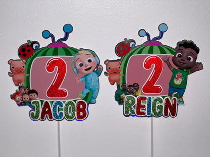 Cocomelon Cake Topper | Cocomelon Birthday | Cocomelon Cake Ideas | Cocomelon Party | Cute Cocomelon Cake Ideas | Cocomelon Cake Topper Ideas