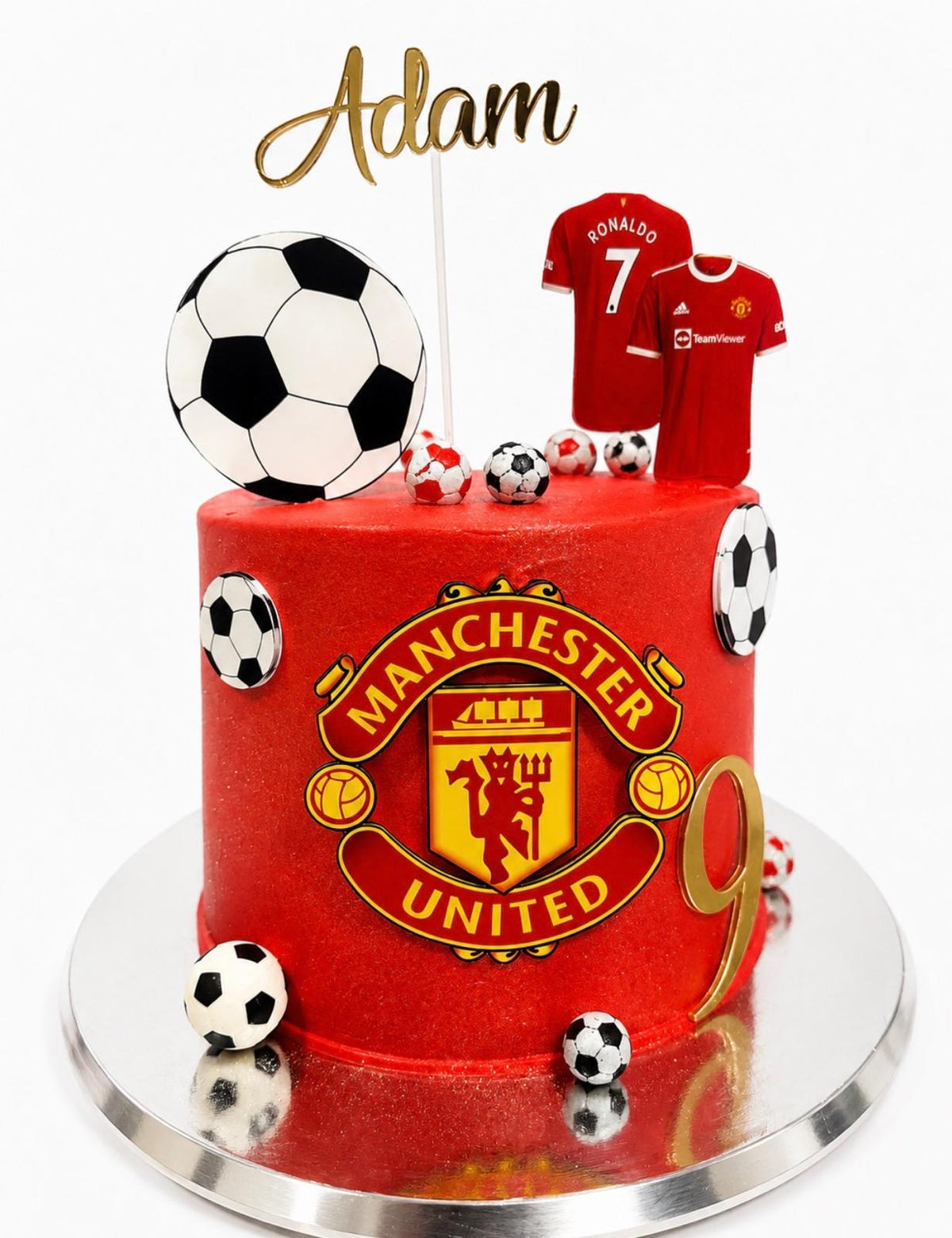 Manchester United Cake Topper | Manchester United Cake Topper | Cake Topper | Football Cake Topper