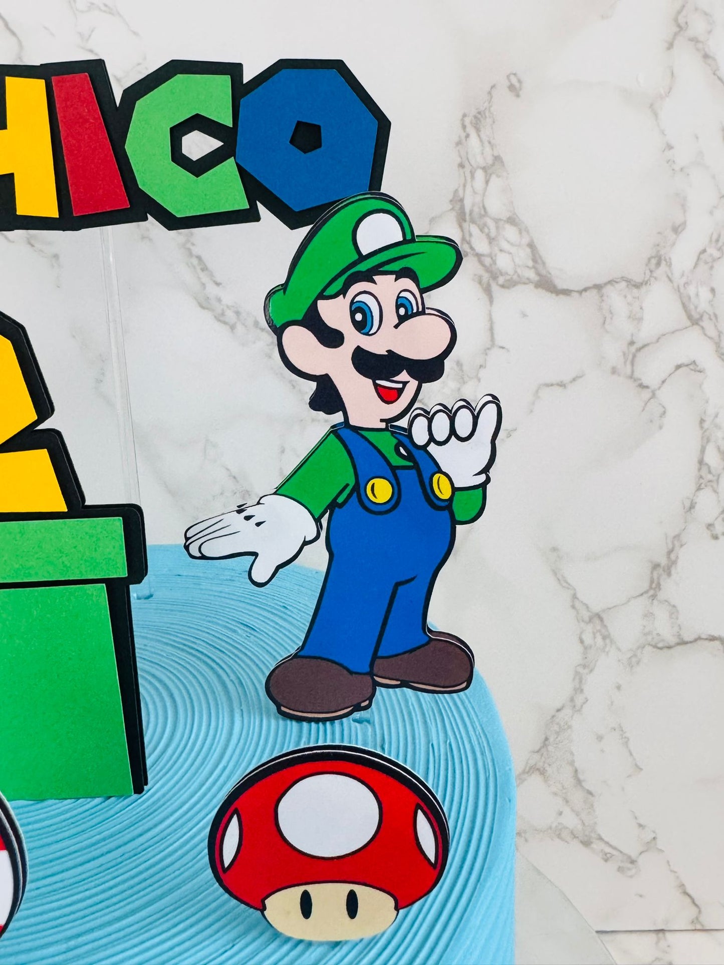 Super Mario Cake Topper | Super Mario Cake Ideas | Super Mario Party | Super Mario Birthday | Super Mario Birthday Decorations