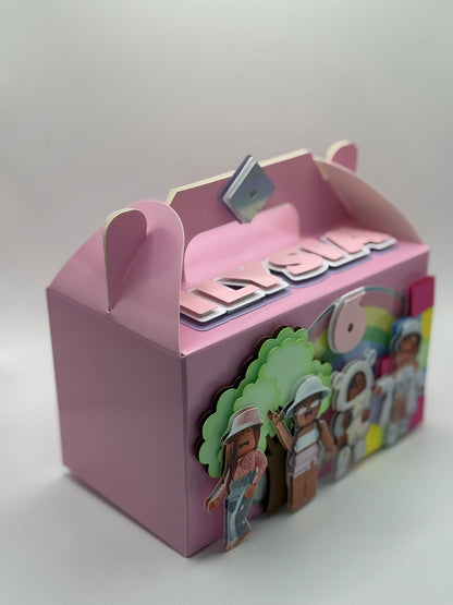 Roblox Girls Birthday Gable Box | Roblox Girls Birthday Party Boxes | Roblox Girls Birthday | Roblox Party Boxes | Roblox Party Decor | Roblox Birthday Ideas | Girls Party Boxes
