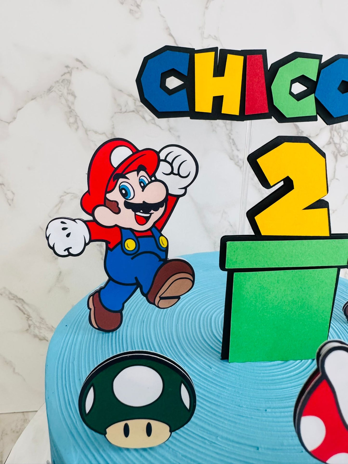 Super Mario Cake Topper | Super Mario Cake Ideas | Super Mario Party | Super Mario Birthday | Super Mario Birthday Decorations