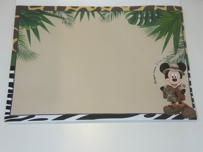 Mickey Safari Party Tableware | Mickey Safari Party Placemats | Mickey Safari Party Cups | Mickey Safari Party Plate | Mickey Safari Party Cutlery Holder | Mickey Safari Party Straw | Mickey Safari Birthday Decoration | Mickey Safari Party Supplies