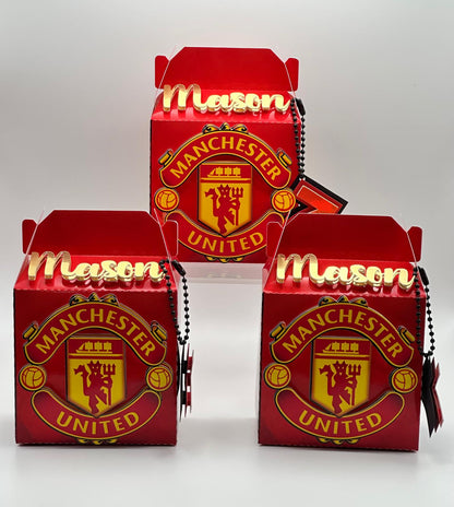 Manchester United Birthday Box | Manchester United Birthday Party Boxes | Manchester United Birthday | Manchester United Party Boxes | Manchester United Party Decor | Manchester United Birthday Ideas | Manchester United Party Boxes