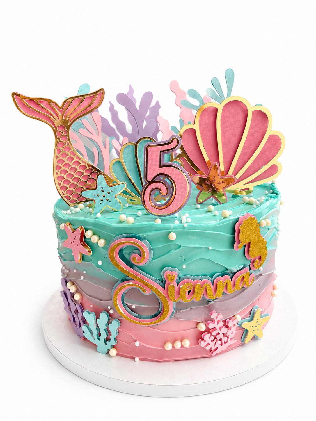 Mermaid Cake Topper | Mermaid Birthday | Mermaid Cake Ideas | Mermaid Party Ideas