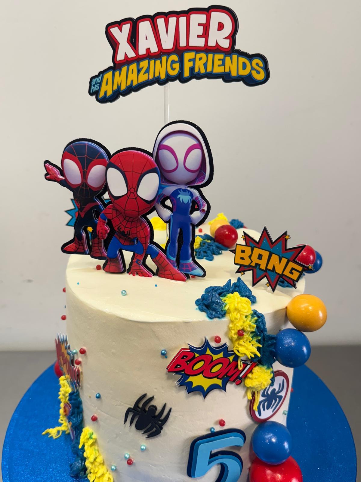 Spidey The Amazing Friends Cake Topper | Spidey Cake Topper | Spidey Cake Ideas | Spidey Boys Birthday Ideas | Spidey Party Ideas | Spidey Birthday Decor | Spidey Cake Topper Ideas
