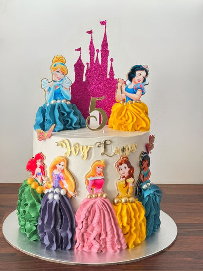 Disney Princess Cake Topper | Disney Princess Cake Ideas | Disney Princess Party Ideas | Cinderella Cake Topper | Sleeping Beauty Cake Topper | Ariel Cake Topper