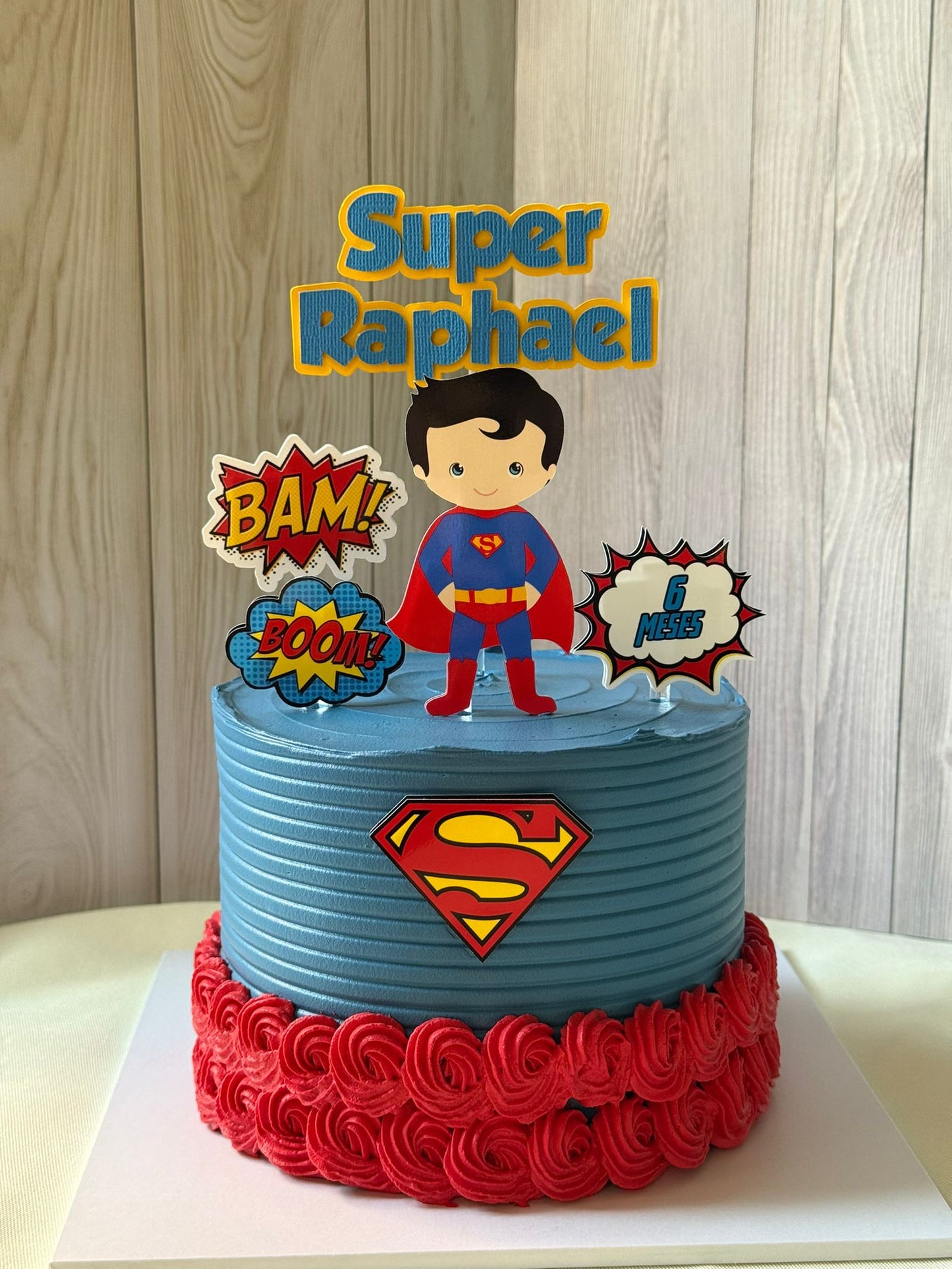 Cute Superman Cake Topper | Cute Superman Birthday | Cute Superman Cake Ideas | Cute Superman Party Ideas