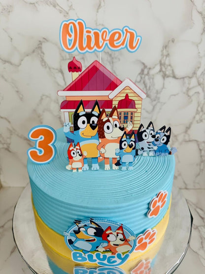 Bluey Cake Topper | Bluey Birthday | Bluey Party Ideas | Bluey Cake Ideas