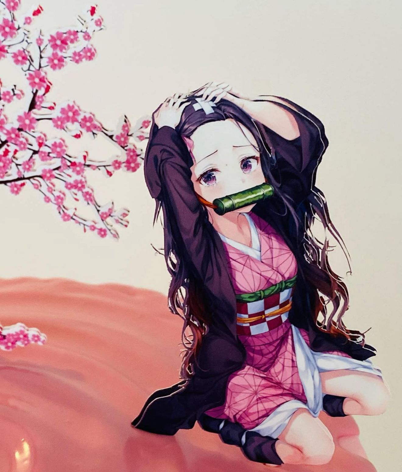 Demon Slayer Cake Topper | Nezuko Birthday Cake Decoration | Anime Party Supplies | Kimetsu no Yaiba Theme Birthday Ideas | Personalised Demon Slayer Party Decor