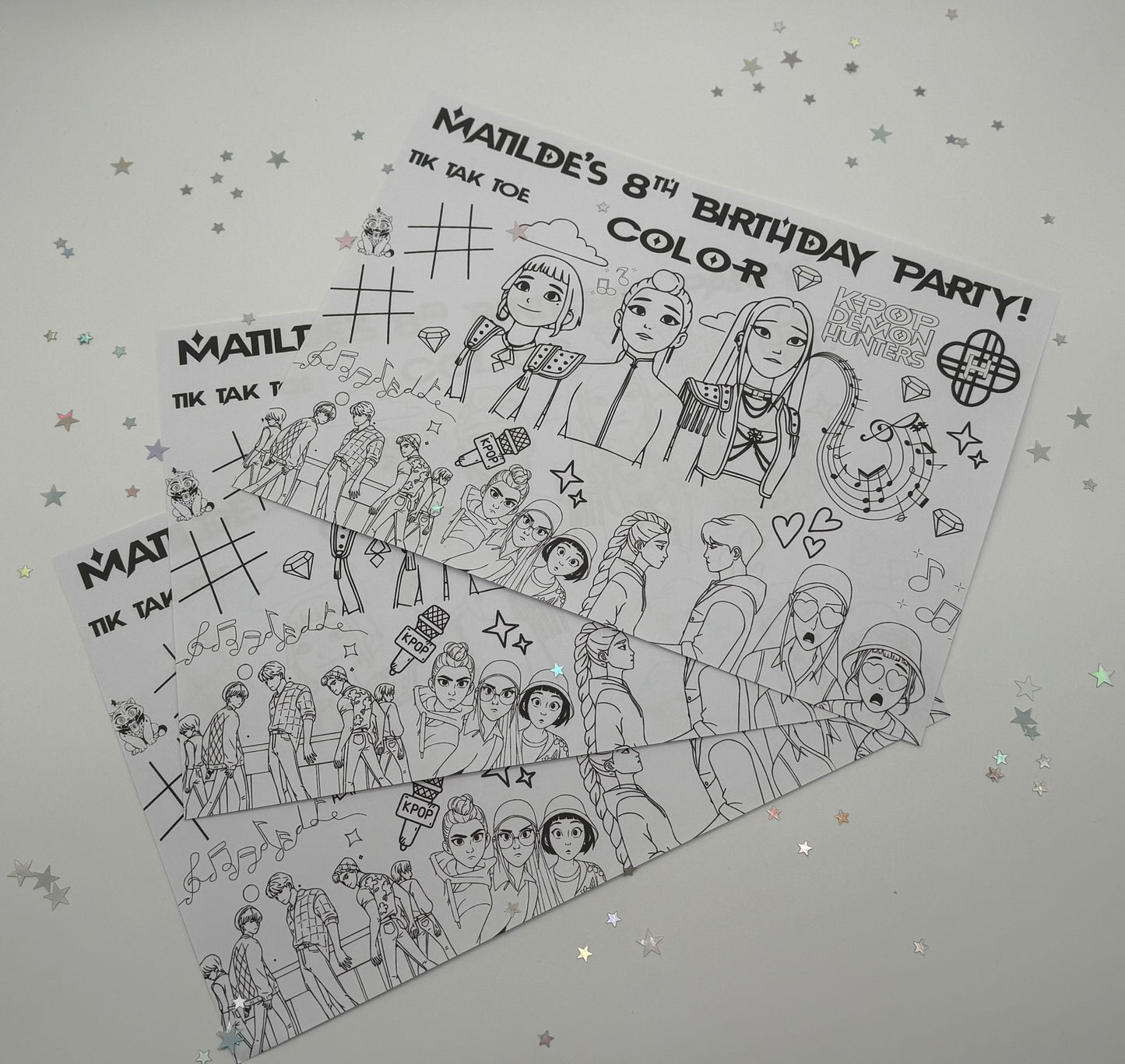 Kpop Demon Hunters Party Bag Fillers | Kpop Demon Hunters Birthday | Kpop Demon Hunters Party Ideas | Kpop Demon Hunters Party Decor | Kpop Demon Hunters Party Box Fillers