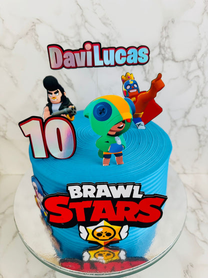 Brawl Stars Cake Topper | Brawl Stars Cake Ideas | Brawl Stars Birthday | Brawl Stars Party | Brawl Stars Personalised Cake Topper