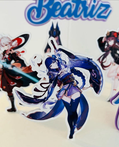 Genshin Impact Cake Topper | Genshin Birthday Cake Decoration | Anime Game Party Supplies | RPG Theme Birthday Ideas | Personalised Genshin Impact Party Decor