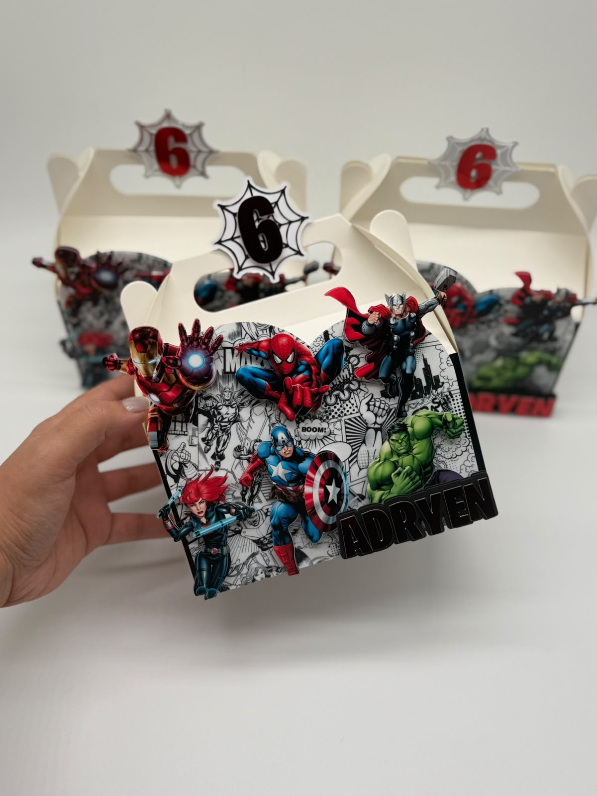 Avengers Gable Box | Avengers Party Box | Avengers Party Boxes | Avengers Birthday Decor | Avengers Personalised Party Box | Avengers Party Bag