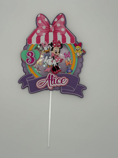 Minnie and Daisy Cake Topper | Minnie Bowtique Cake Topper | Minnie and Daisy Birthday Party | Minnie Bowtique Birthday Decor | Minnie Bowtique Party Decor