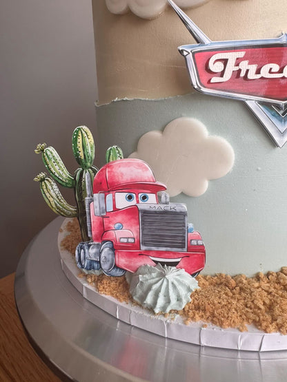 Cars Cake Topper | Lightening McQueen Cake Topper | Cute Cars Birthday Cake | Cars Party Idea