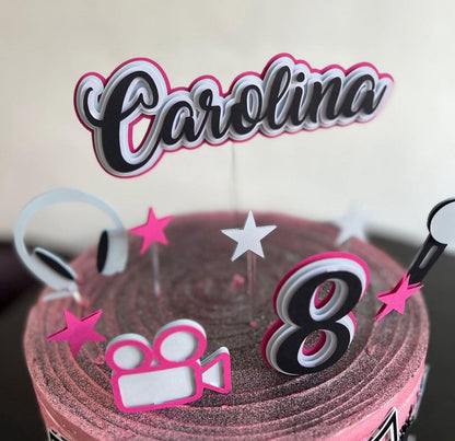 TikTok Cake Topper | TikTok Cake Ideas | TikTok Party | TikTok Birthday | TikTok Party Ideas | TikTok Girls Birthday Cake